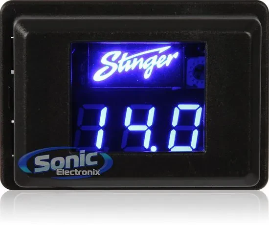 NEW! Stinger SVMB Blue LED Voltage Display