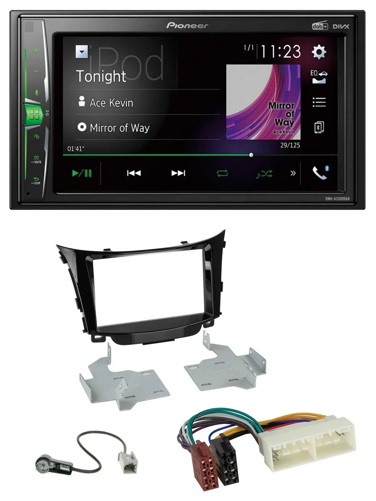 Автомагнитола для Hyundai i30 (с 2017) Pioneer 2DIN MP3 DAB USB Bluetooth