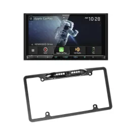 Kenwood DNX997XR 6.75" CD/DVD Touchscreen Receiver + License Plate Camera