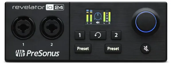 Presonus Revelator io24 Bus-Powered USB-C Audio Recording Interface w/DSP