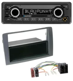 Blaupunkt MP3 Bluetooth USB AUX Autoradio für Fiat Idea (350, 03-11) - grau