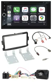 Blaupunkt 2DIN Bluetooth DAB USB DVD Lenkrad Autoradio für Dacia Sandero ab 13 p
