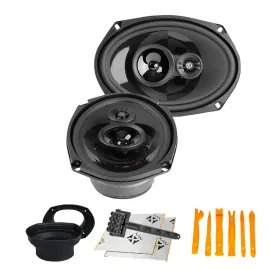 Memphis PRX6903 | 120W 6"x9" Coaxial Speakers with Accessories