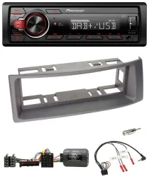 Pioneer MP3 1DIN DAB USB Lenkrad Autoradio für Renault Megane Scenic 96-00 anthr