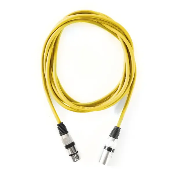 Микрофонный кабель Music Store Basic Standard Microphone Cable Yellow 3 м