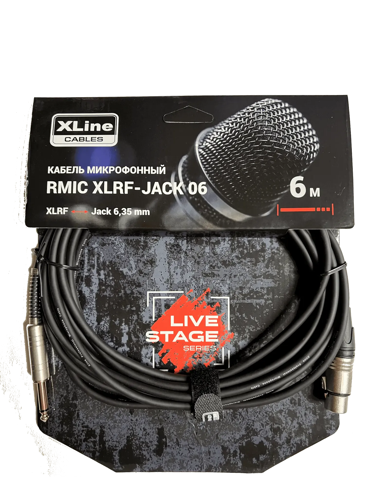 Коммутационный кабель Xline Cables RMIC XLRF-JACK 06 6 м