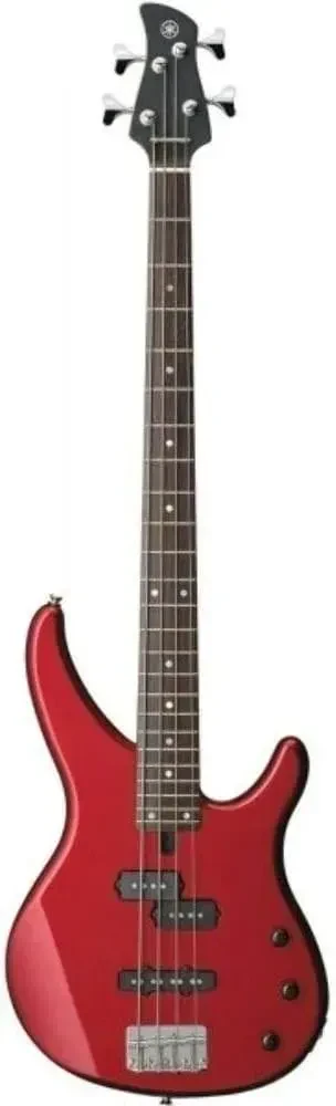 Yamaha Model TRBX174 4-string Bass Guitar in a Red Metallic Finish