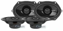 4) Rockford Fosgate P1572 Punch Series 5" x 7" 2-Way Coaxial Car Speaker Bundle