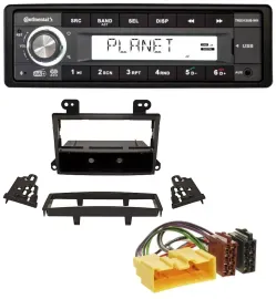 Автомагнитола для Mazda MPV (2000–2006) Continental 1DIN, USB, AUX, DAB, MP3
