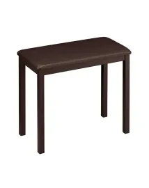 CB-7BN Padded Brown Metal Keyboard Bench