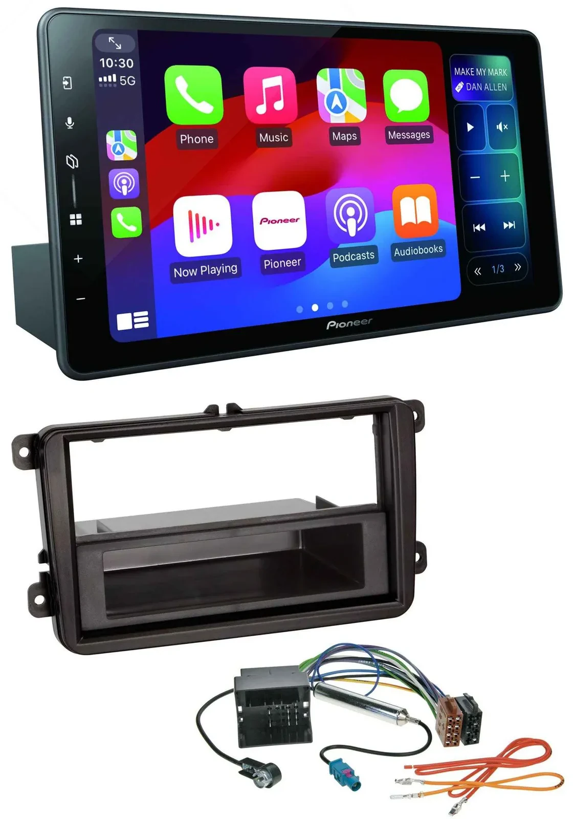 Pioneer Bluetooth DAB MP3 USB Autoradio für Seat Alhambra ab 10 Leon 09-12 Toled