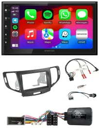 Kenwood Lenkrad USB DAB 2DIN Bluetooth Autoradio für Honda Accord 2008-2015 anth