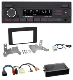 Blaupunkt USB AUX Bluetooth MP3 Autoradio für Toyota Aygo AB7 ab 2022 mattschwar