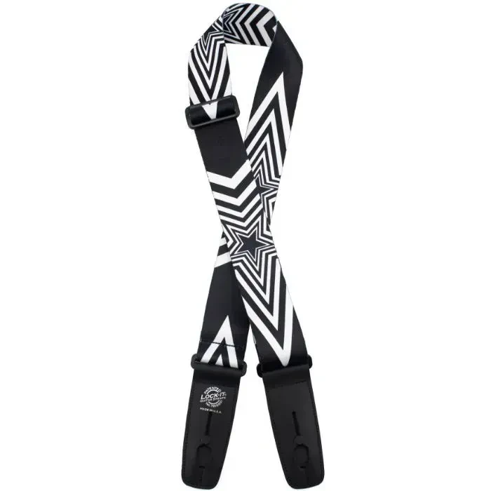 Ремень для гитары Henry Heller LIS-100-S18 Polyester Lock-It Big Star