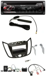 Pioneer CD USB Lenkrad DAB MP3 Autoradio für Ford C-Max Kuga braun