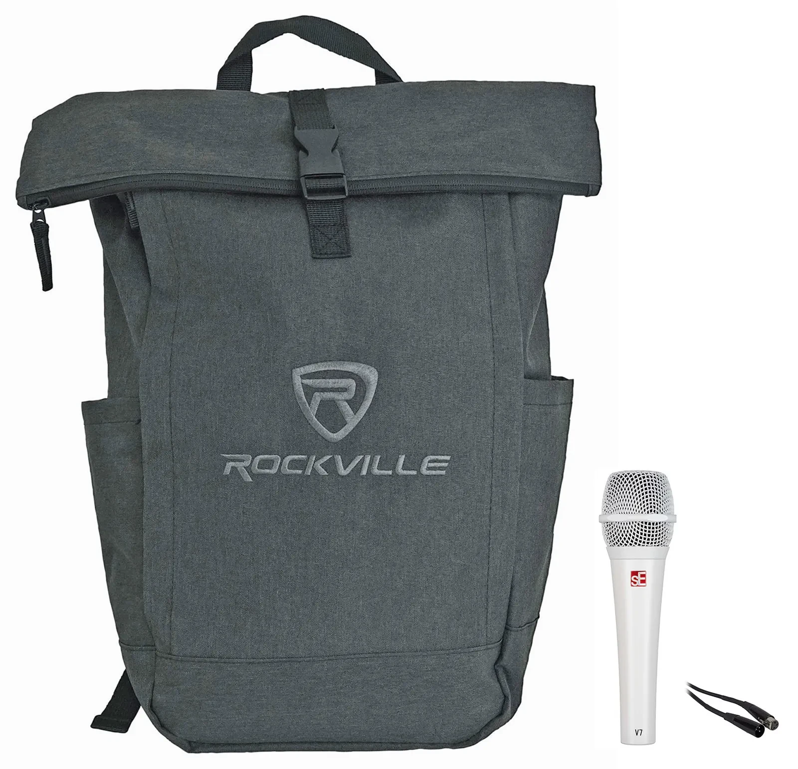 Микрофон вокальный динамический sE Electronics V7 White (набор) с кабелем и рюкзаком