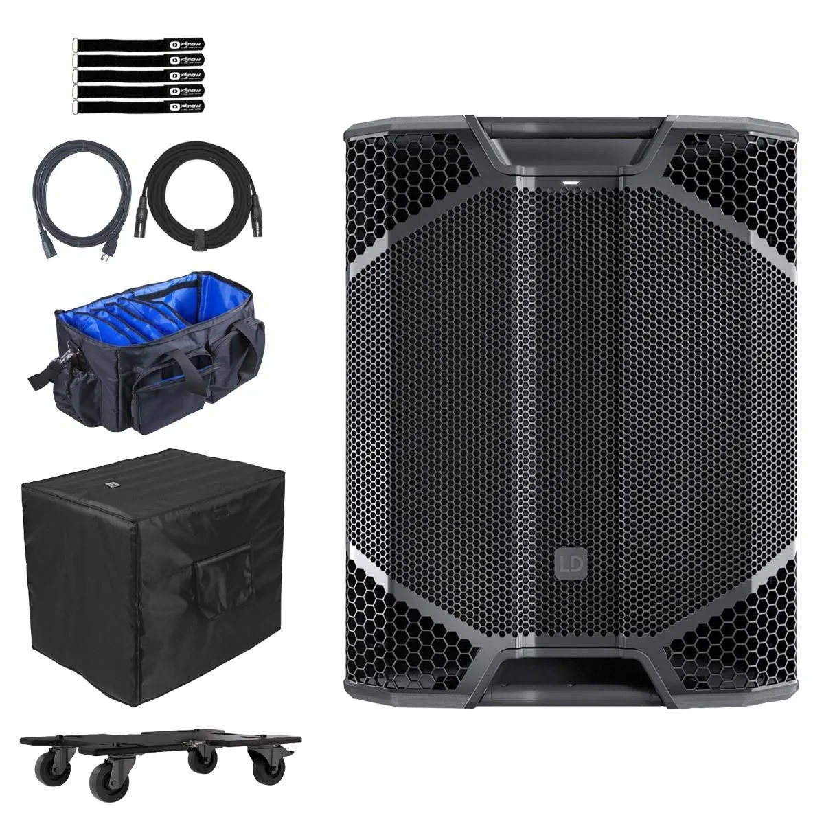 Сабвуфер активный LD Systems ICOA PRO SUB 21 A 21" с колесной платформой и чехлом