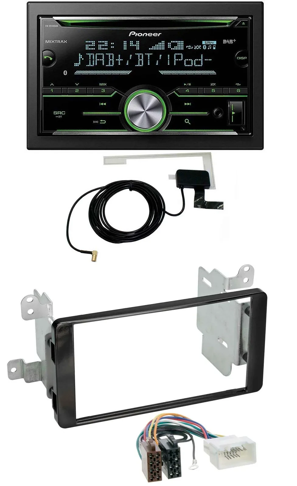Автомагнитола Pioneer 2-DIN, CD/USB/MP3, Bluetooth, DAB, для Mitsubishi Outlander (с 2012)