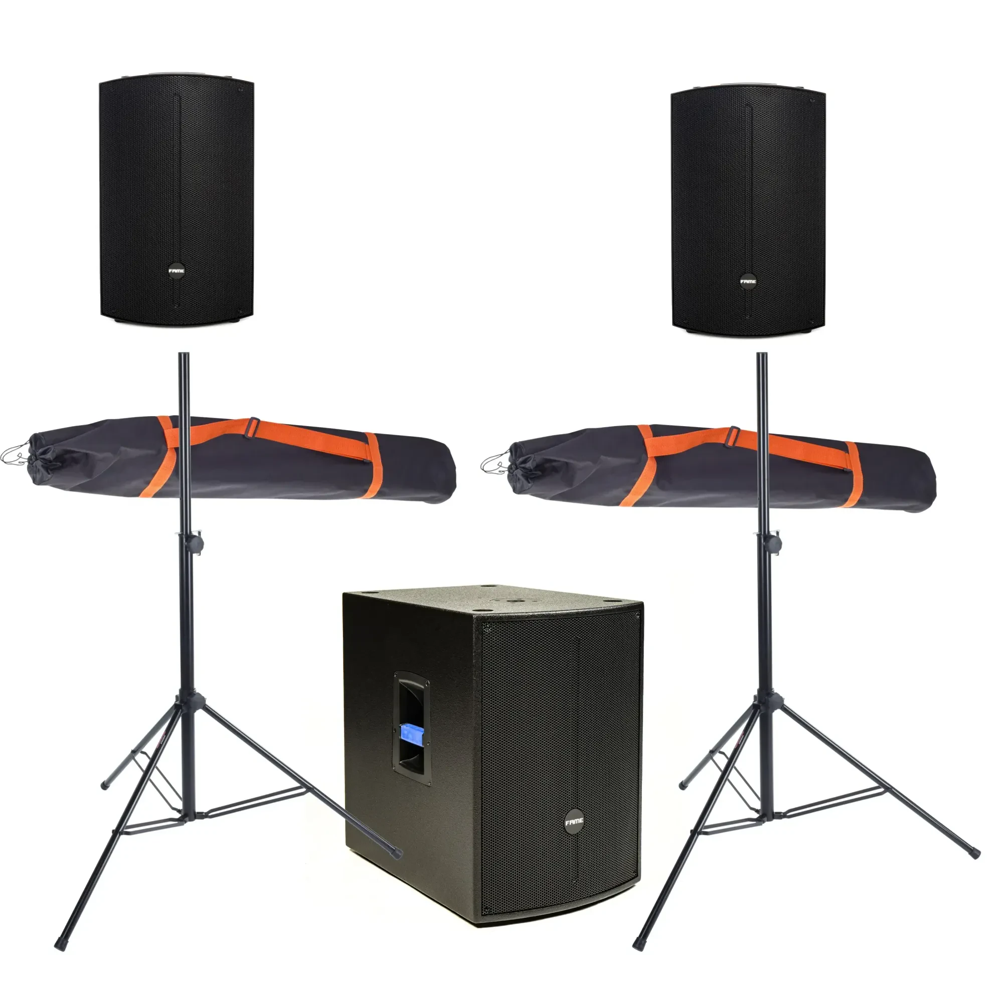 Активная акустическая система Fame Audio Discovery 12A 15AS DSP Club Set 400W со стойками