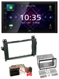 JVC DAB 2DIN MP3 Bluetooth USB Autoradio für Mercedes B-Klasse T245 05-11