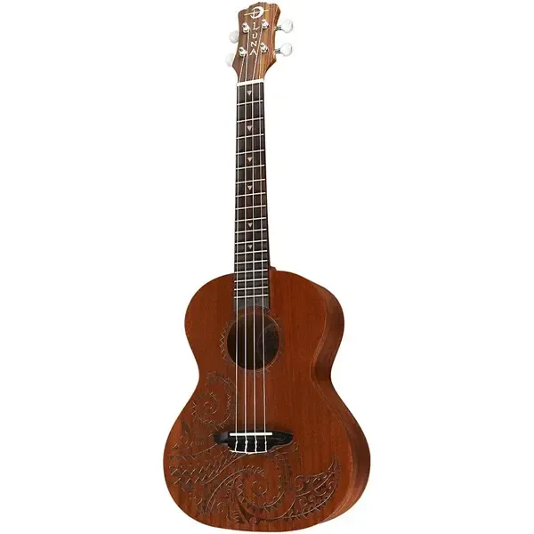 Укулеле Luna Tattoo Tenor Ukulele Natural Tenor