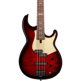 Yamaha BB734AFM Electric Bass Guitar  Dark Red Burst