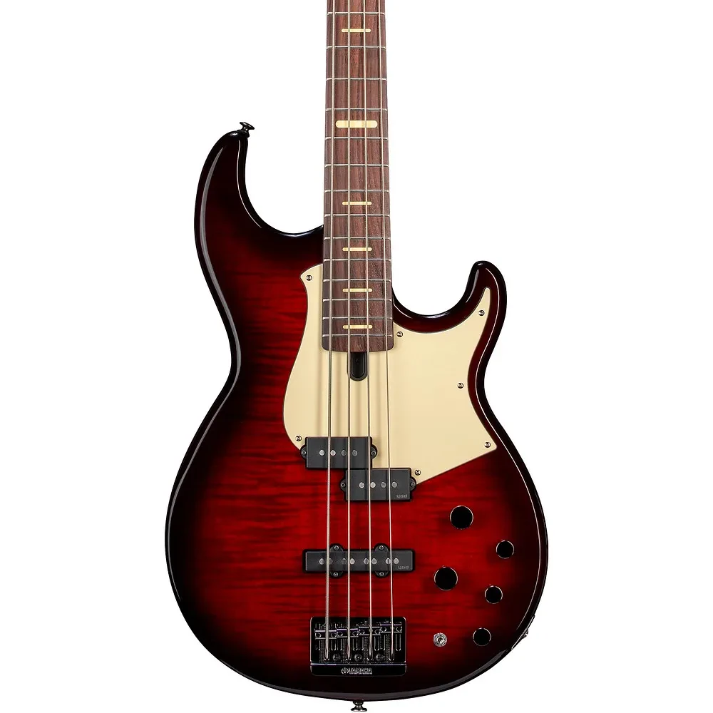 Yamaha BB734AFM Electric Bass Guitar  Dark Red Burst