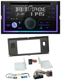 JVC MP3 USB 2DIN DAB Bluetooth CD Autoradio für Land Rover Evoque ab 2011