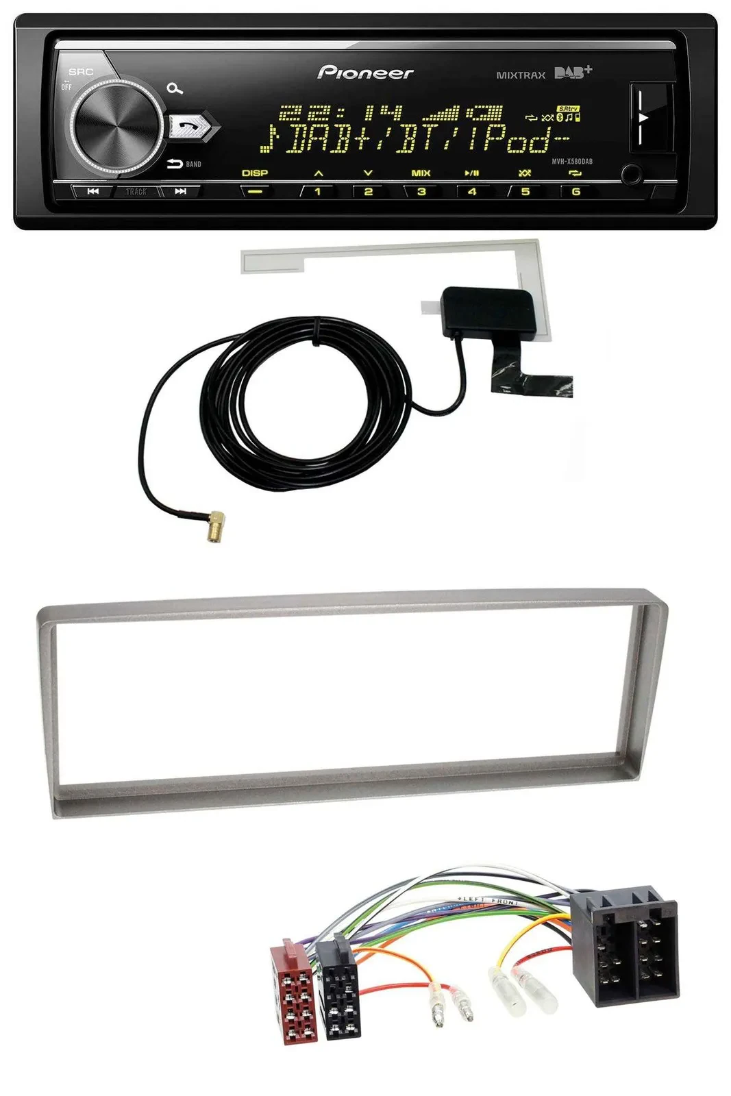 Pioneer Bluetooth DAB USB MP3 Autoradio für Alfa Romeo 156 (2003-2005)