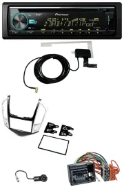 Автомагнитола Pioneer MP3/CD/USB/AUX, DAB, для Chevrolet Cruze 2011–2016, серебристая