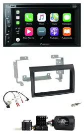 Pioneer Lenkrad USB DVD Bluetooth DAB 2DIN Autoradio für Fiat Ducato 06-08 schwa