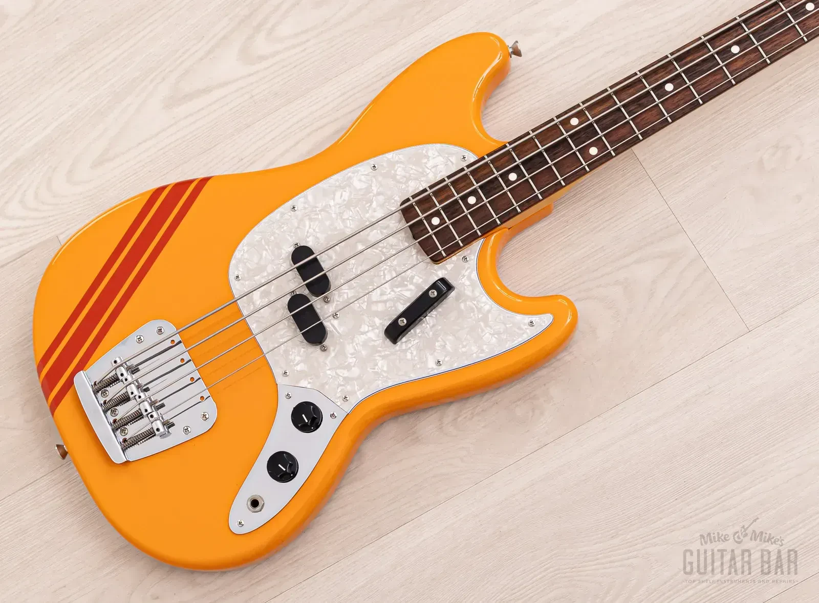 2011 Fender Competition Mustang Bass '69 Vintage Reissue MB-SD/CO Capri Orange