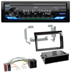 JVC Bluetooth DAB USB MP3 Autoradio für Fiat Ducato (06-10) - piano