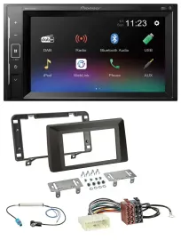 Pioneer DAB MP3 2DIN Bluetooth USB Autoradio für Dacia Duster (ab 2021)