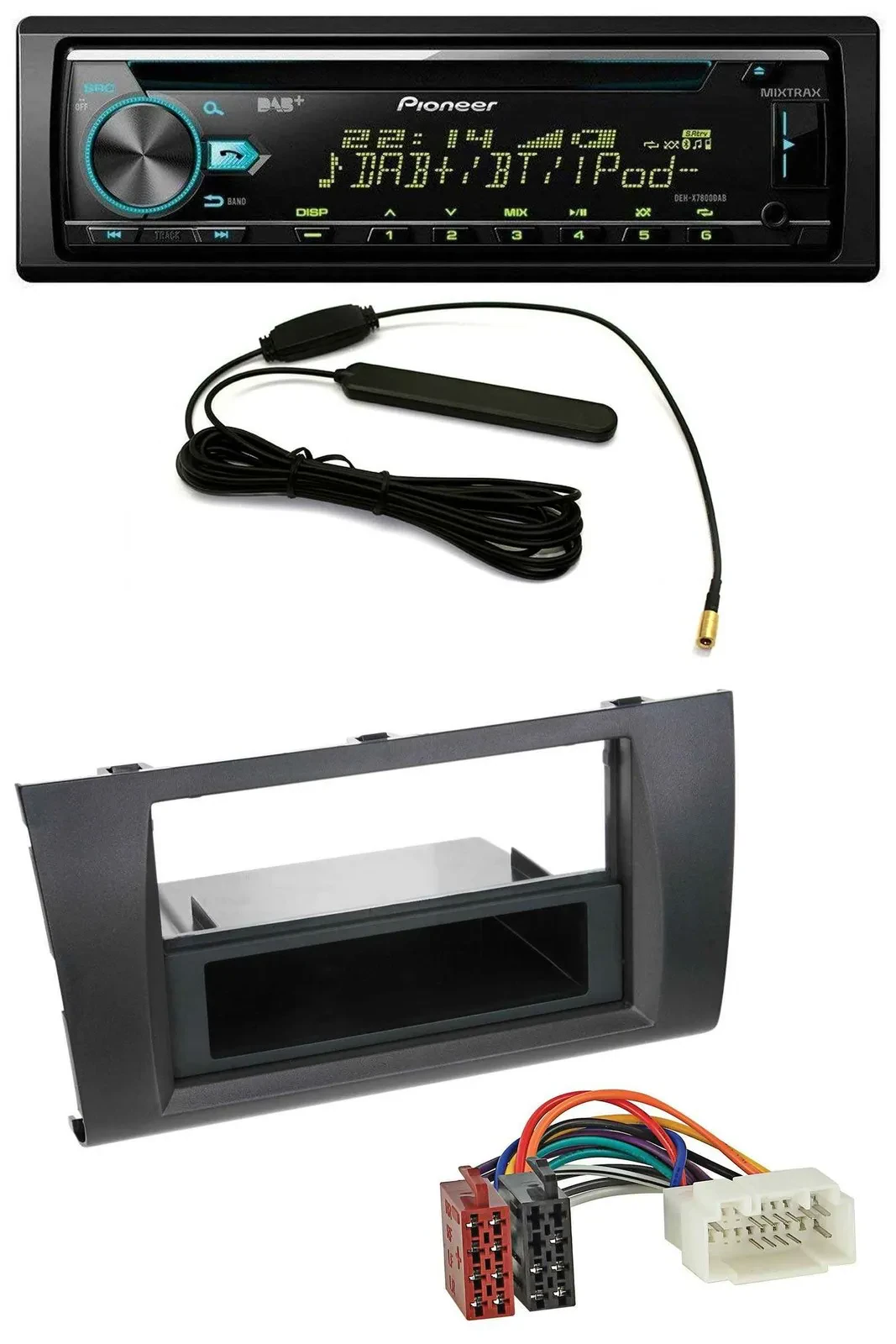 Pioneer CD MP3 AUX DAB USB Autoradio für Suzuki Swift (2006-2010)