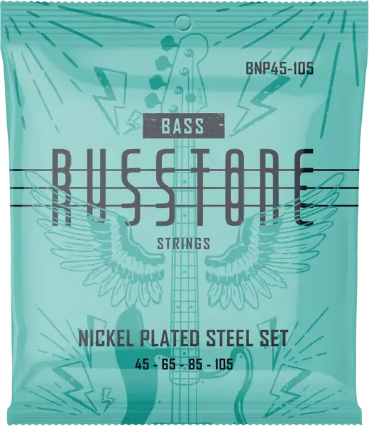 Russtone BNP45-105 струны для бас-гитары Nickel Plated Bass (45-65-85-105)