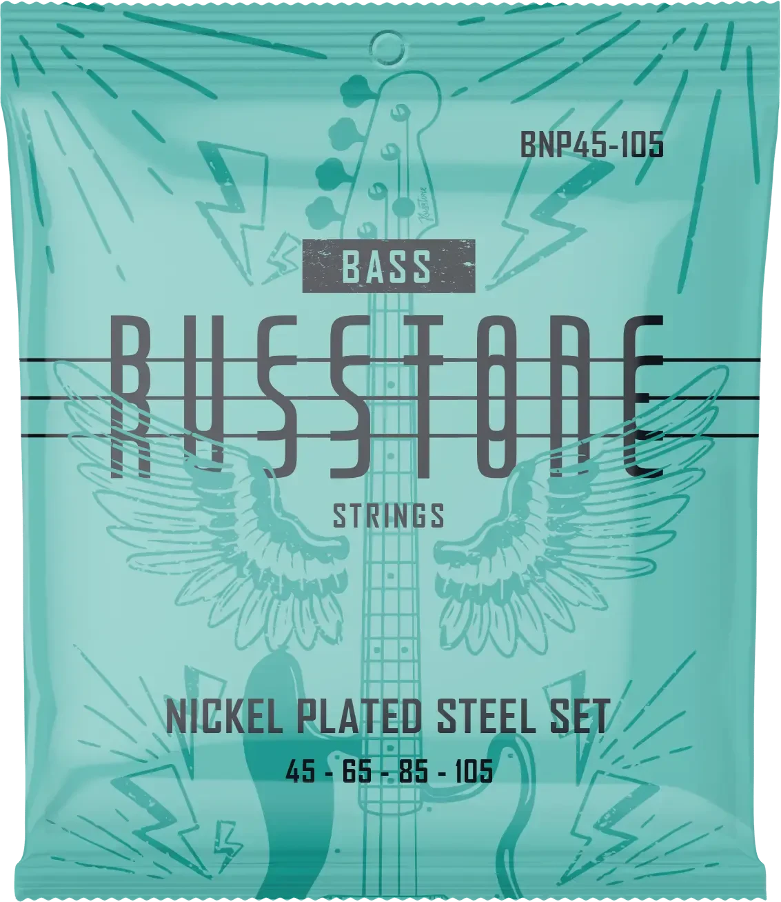 Russtone BNP45-105 струны для бас-гитары Nickel Plated Bass (45-65-85-105)