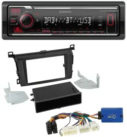 Автомагнитола Kenwood MP3 Bluetooth USB DAB для Toyota RAV4 (с 2013)