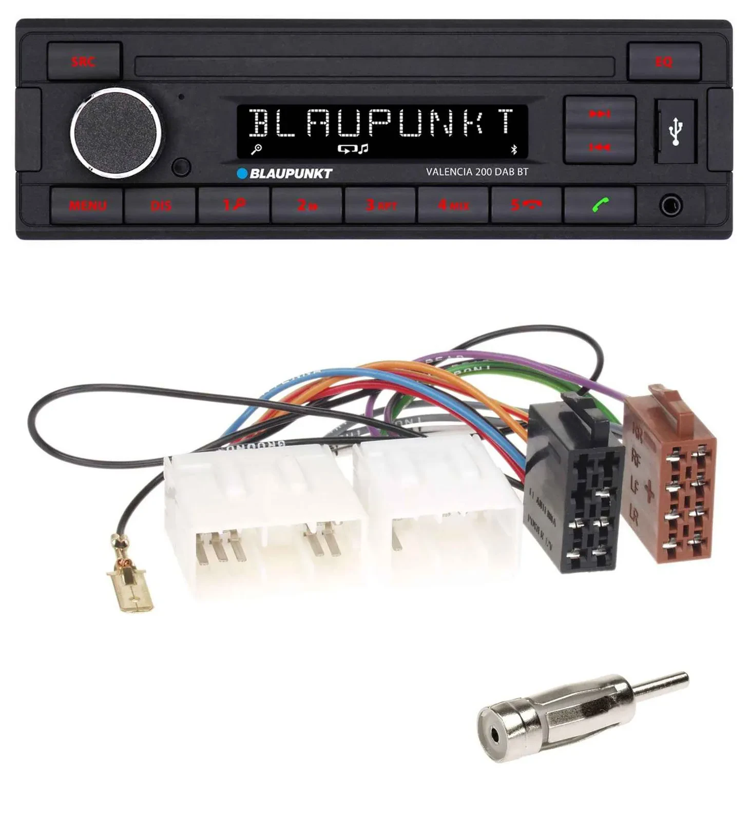 Blaupunkt DAB MP3 Bluetooth USB Autoradio für Mazda MPV (1988-1999)
