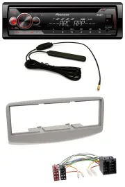 Pioneer CD USB AUX DAB MP3 Autoradio für Fiat Multipla 186 1999-2010 grau