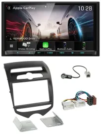 Автомагнитола для Hyundai ix20 (с 2010, ручной климат-контроль) Kenwood 2DIN, USB, DAB, Bluetooth, MP3