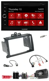 Blaupunkt Lenkrad DVD Bluetooth DAB 2DIN USB Autoradio für Hyundai i20 09-12 sch