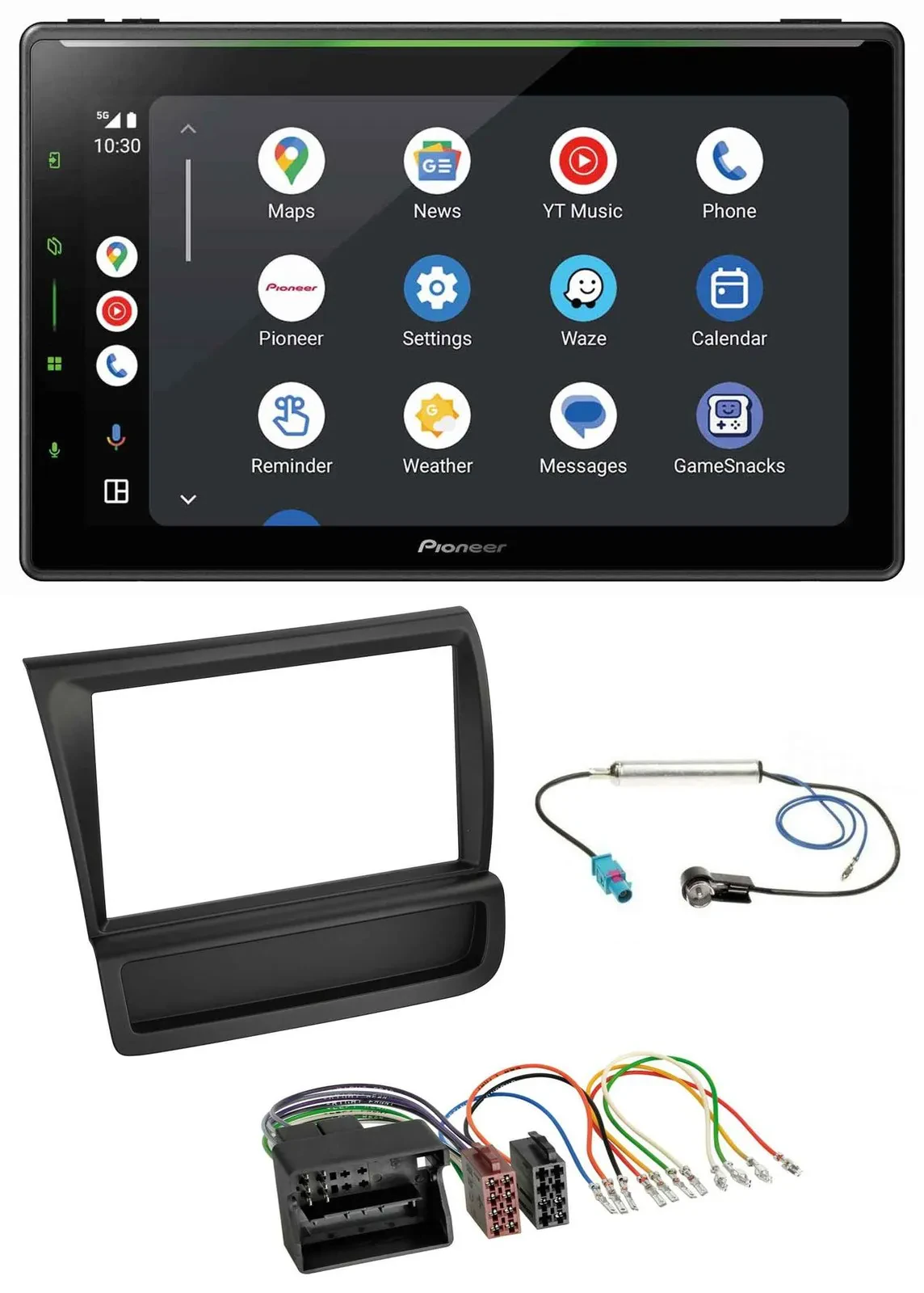 Pioneer 2DIN MP3 USB Bluetooth DAB Autoradio für Audi R8 (42, 2006-2015)