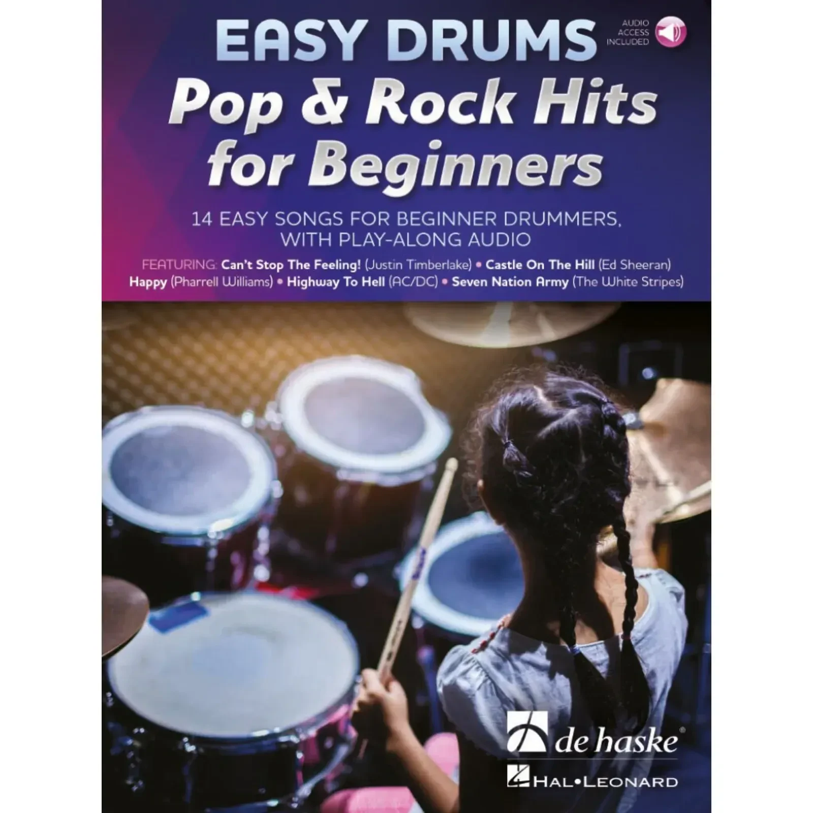 Сборник песен De Haske Easy Drums Pop & Rock Hits for Beginners