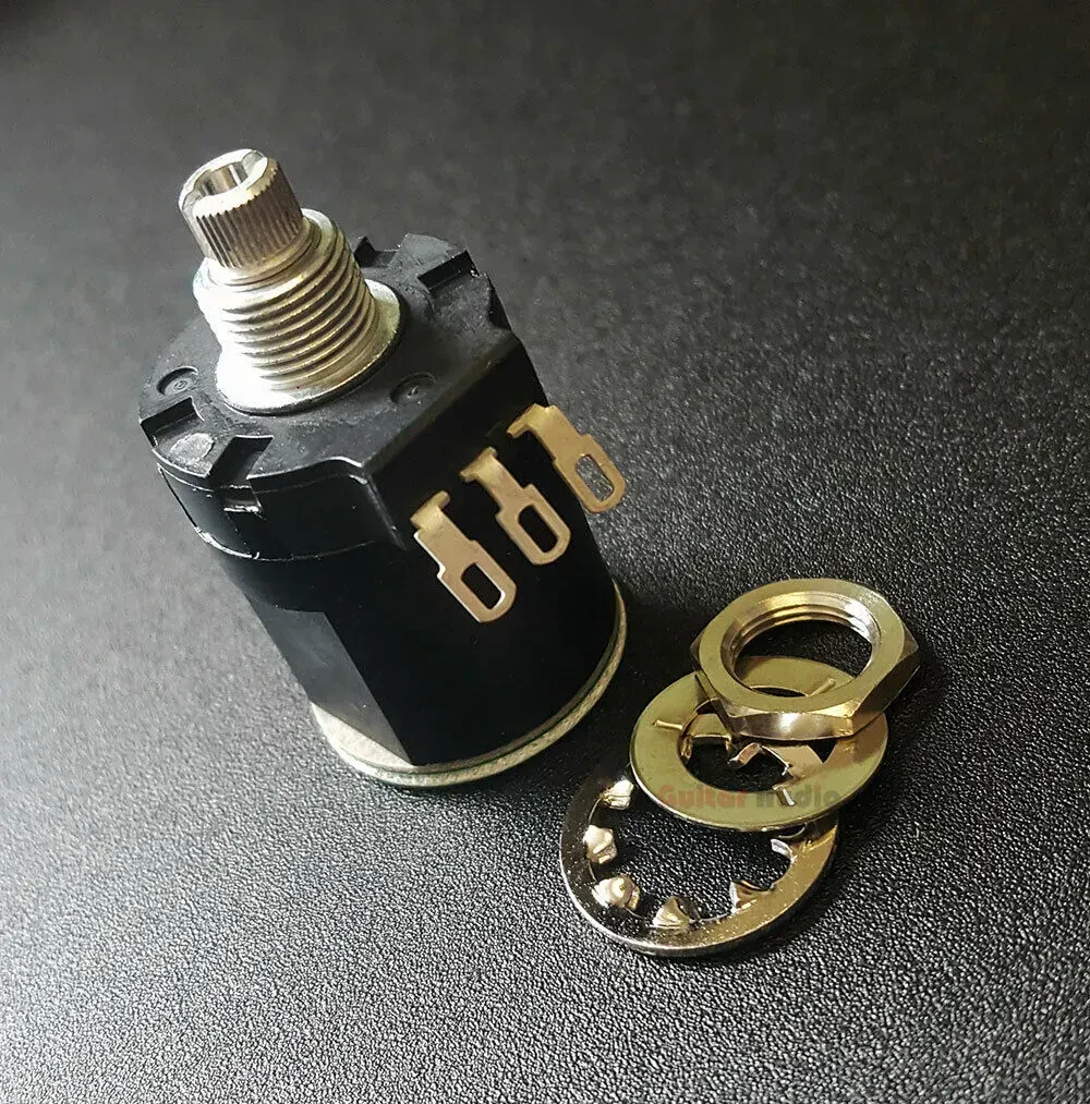 Потенциометр для гитары Fender S-1 Switch 250k линейный, разрезной вал