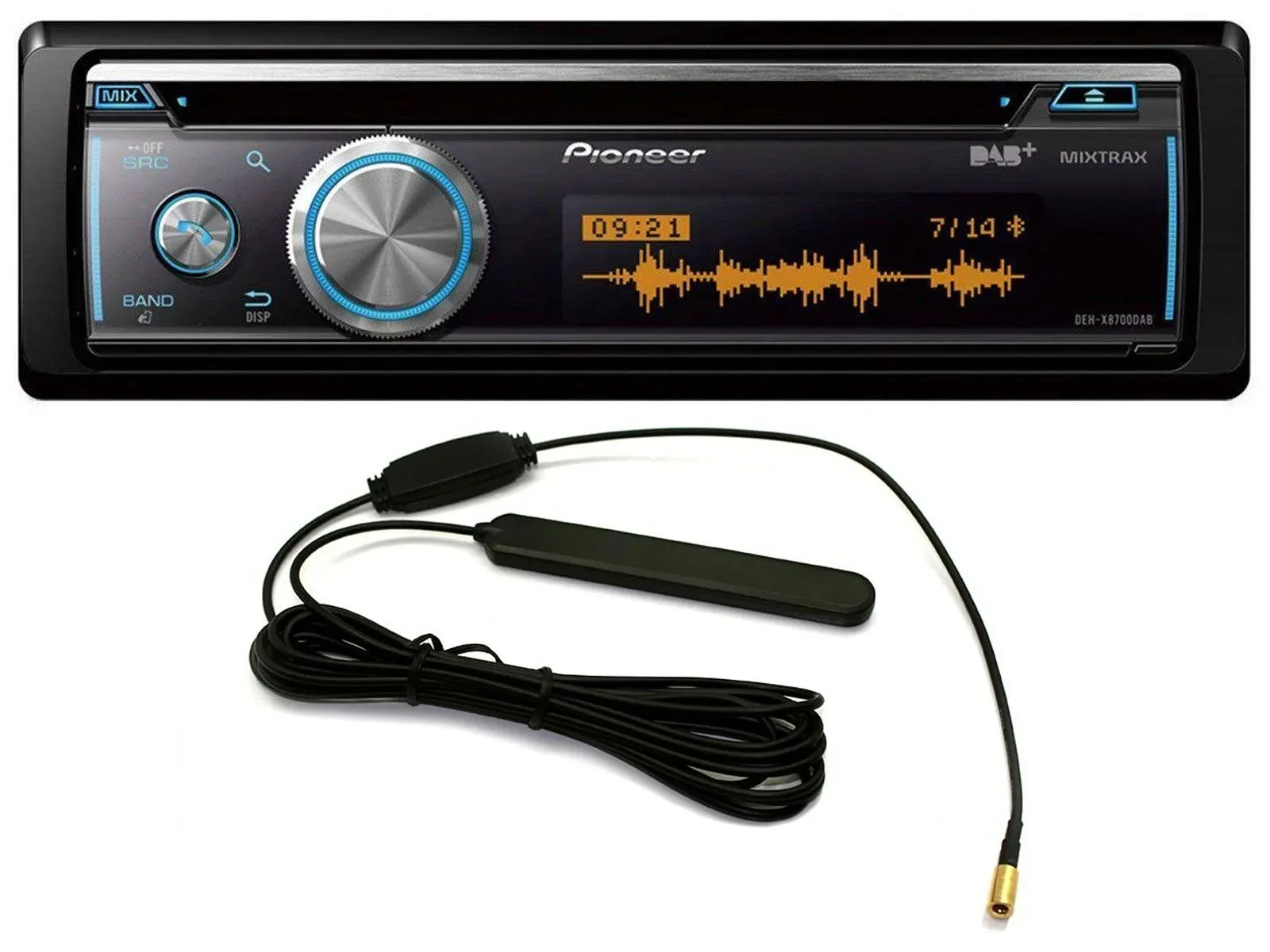 Pioneer CD USB Bluetooth DAB Lenkrad Autoradio für Ford Fiesta 10-13 ohne Displa