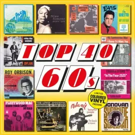 Виниловая пластинка Various Artists - Top 40 60s / Various - 140-Gram Colored Vinyl [New Vinyl LP] C