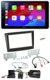 Pioneer Bluetooth 2DIN USB Lenkrad DAB Autoradio für Fiat Doblo Mini-ISO ab 2015