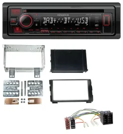 Kenwood MP3 CD USB Bluetooth DAB Autoradio für Kia Ceed 09-12 proCeed 11-13