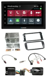 Blaupunkt DAB Bluetooth USB Lenkrad 2DIN Autoradio für Ford Focus C Max Galaxy P